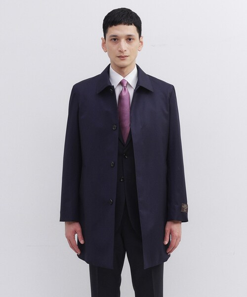 TAKEO KIKUCHI(タケオキクチ)の「【ダウンライナー付き】カノニコ ステンカラー コート(ステンカラーコート・メンズ・ブラウン系その他/ネイビー・02/04/03)」の2枚目の写真