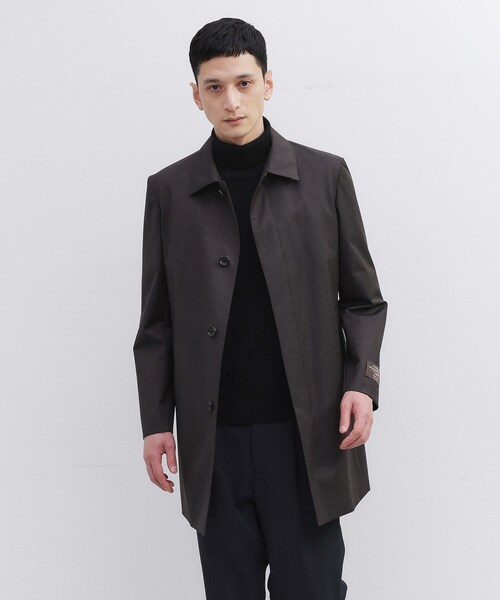 TAKEO KIKUCHI(タケオキクチ)の「【ダウンライナー付き】カノニコ ステンカラー コート(ステンカラーコート・メンズ・ブラウン系その他/ネイビー・02/04/03)」の4枚目の写真