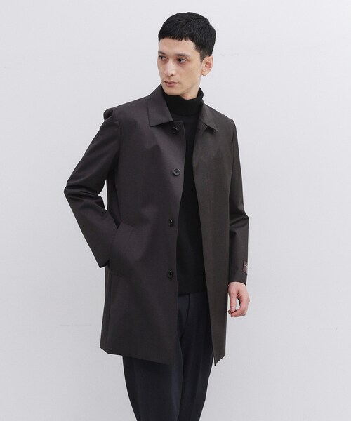TAKEO KIKUCHI(タケオキクチ)の「【ダウンライナー付き】カノニコ ステンカラー コート(ステンカラーコート・メンズ・ブラウン系その他/ネイビー・02/04/03)」の5枚目の写真