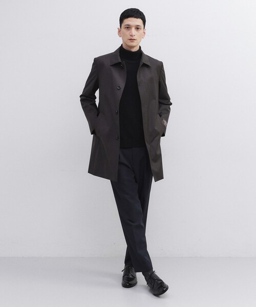 TAKEO KIKUCHI(タケオキクチ)の「【ダウンライナー付き】カノニコ ステンカラー コート(ステンカラーコート・メンズ・ブラウン系その他/ネイビー・02/04/03)」の6枚目の写真