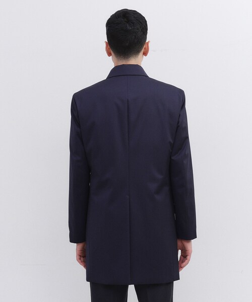 TAKEO KIKUCHI(タケオキクチ)の「【ダウンライナー付き】カノニコ ステンカラー コート(ステンカラーコート・メンズ・ブラウン系その他/ネイビー・02/04/03)」の14枚目の写真