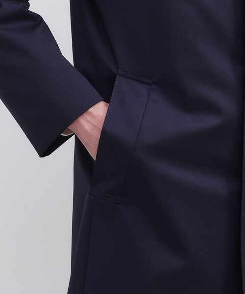 TAKEO KIKUCHI(タケオキクチ)の「【ダウンライナー付き】カノニコ ステンカラー コート(ステンカラーコート・メンズ・ブラウン系その他/ネイビー・02/04/03)」の18枚目の写真