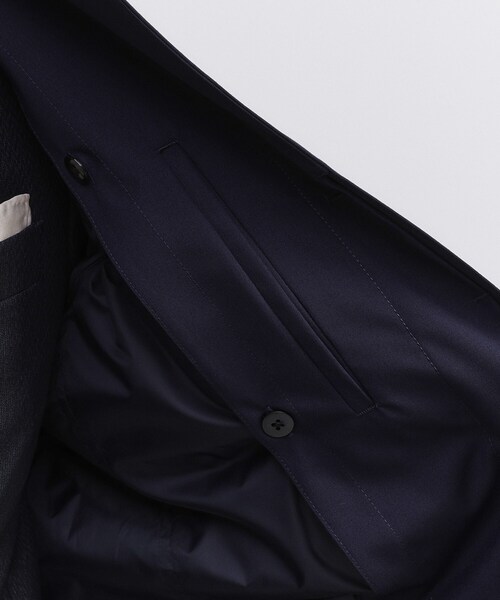 TAKEO KIKUCHI(タケオキクチ)の「【ダウンライナー付き】カノニコ ステンカラー コート(ステンカラーコート・メンズ・ブラウン系その他/ネイビー・02/04/03)」の21枚目の写真