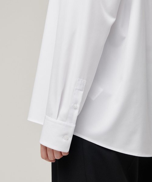 MUSINSA STANDARD WOMAN（ムシンサスタンダードウーマン）の「ウィメンズオーバーサイズシルキーシャツ[ホワイト]（シャツ/ブラウス・レディース・その他・X-SMALL/SMALL/MEDIUM/LARGE）」の22枚目の写真