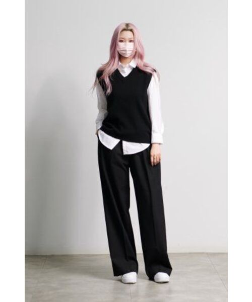 MUSINSA STANDARD WOMAN（ムシンサスタンダードウーマン）の「ウィメンズオーバーサイズシルキーシャツ[ホワイト]（シャツ/ブラウス・レディース・その他・X-SMALL/SMALL/MEDIUM/LARGE）」の7枚目の写真