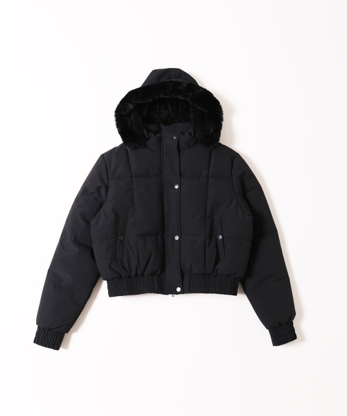 PHILLY（フィリー）の「《2way》ファーフードパファーブルゾン（ブルゾン・レディース・ブラック/アイボリー・FREE）」の3枚目の写真