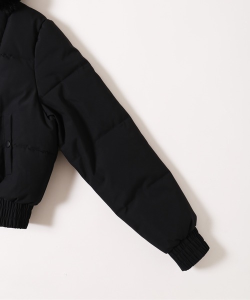 PHILLY（フィリー）の「《2way》ファーフードパファーブルゾン（ブルゾン・レディース・ブラック/アイボリー・FREE）」の5枚目の写真