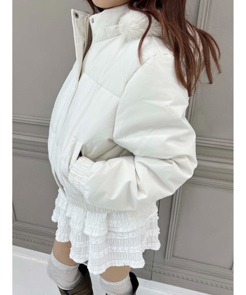 PHILLY（フィリー）の「《2way》ファーフードパファーブルゾン（ブルゾン・レディース・ブラック/アイボリー・FREE）」の19枚目の写真