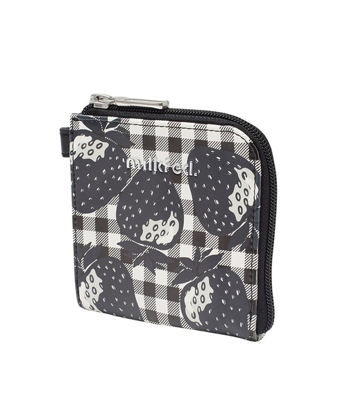 MILKFED.（ミルクフェド）の「STRAWBERRY WALLET（財布・レディース・ブラック/ライトブルー/ネイビー・ONE SIZE）」の2枚目の写真