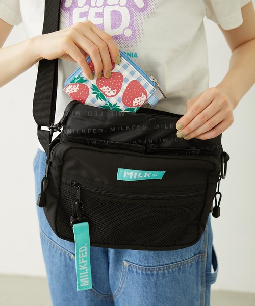 MILKFED.（ミルクフェド）の「STRAWBERRY WALLET（財布・レディース・ブラック/ライトブルー/ネイビー・ONE SIZE）」の12枚目の写真