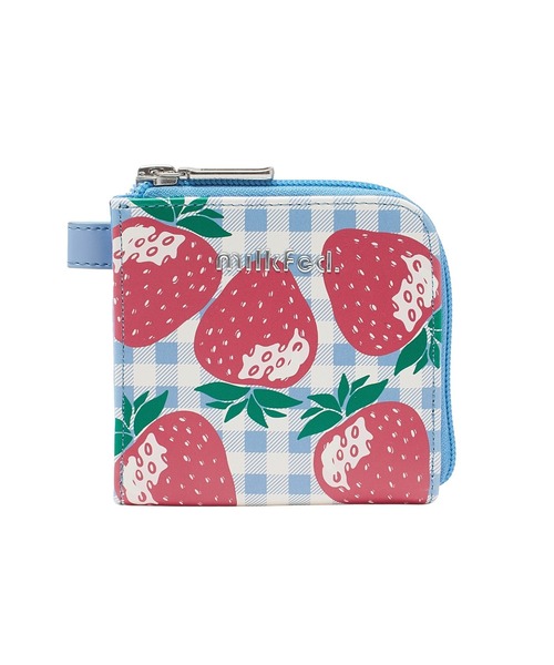 MILKFED.（ミルクフェド）の「STRAWBERRY WALLET（財布・レディース・ブラック/ライトブルー/ネイビー・ONE SIZE）」の14枚目の写真