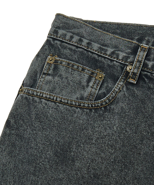 WKNDRS（ウィーキャンドース）の「PIERROT DENIM PANTS (D.GREY)（デニムパンツ・レディース・その他・SMALL/MEDIUM/LARGE/X-LARGE）」の4枚目の写真