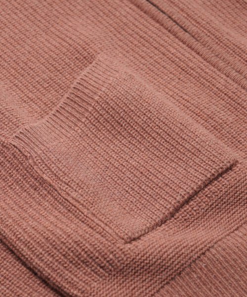 FRIZMWORKS(フリズムワークス)の「WOOL DECK ZIP UP CARDIGAN _ INDIAN PINK(カーディガン/ボレロ・メンズ・その他・SMALL/MEDIUM/LARGE/X-LARGE)」の3枚目の写真