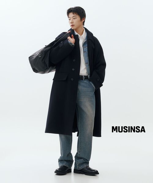 MUSINSA STANDARD（ムシンサスタンダード）の「ラウンドスクエアローカットチェルシーブーツ[ブラック]（ブーツ・レディース・その他・23cm/23.5cm/24cm/24.5cm/25cm/25.5cm/26cm/26.5cm/27cm/27.5cm/28cm/28.5cm/29cm）」の11枚目の写真