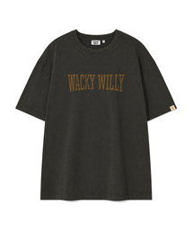ピグメントダイ 半袖Tシャツ チャコール