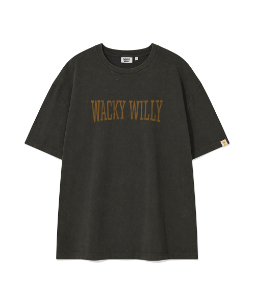 Wacky WiLLy(ワッキーウィリー)の「ピグメントダイ 半袖Tシャツ チャコール(Tシャツ/カットソー・レディース・その他・SMALL/MEDIUM/X-LARGE/LARGE)」の2枚目の写真