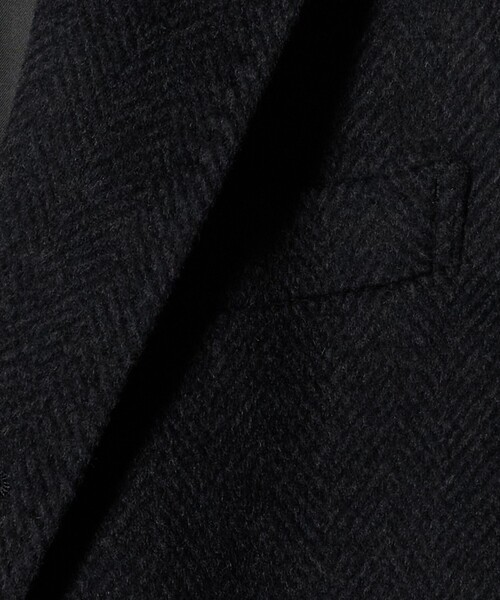 A DAY IN THE LIFE UNITED ARROWS(アデイインザライフユナイテッドアローズ)の「カシミヤブレンド ヘリンボーン チェスターコート<A DAY IN THE LIFE>(チェスターコート・メンズ・その他1・M/XL/S/L)」の12枚目の写真