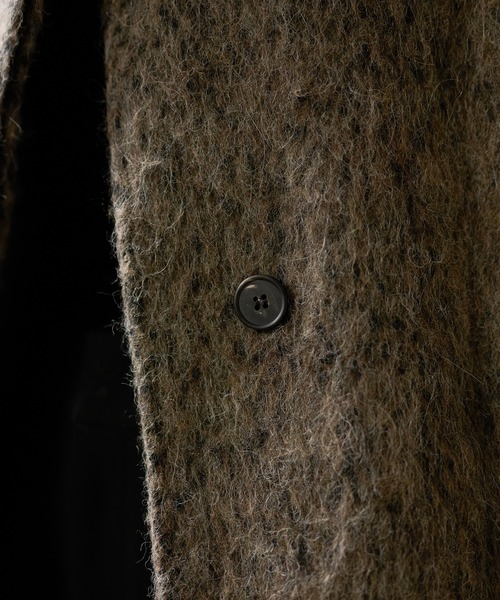 LAULEN（ローレン）の「wool blend shaggy oversize cocoon coat /ウールブレンドシャギーオーバーサイズコクーンコート（その他アウター・レディース・チャコールグレー/マルチ・FREE）」の13枚目の写真