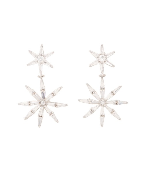 JILL by JILL STUART(ジルバイジルスチュアート)の「◇Cubic スターピアス(ピアス(両耳用)・レディース・シルバー・FREE)」の6枚目の写真