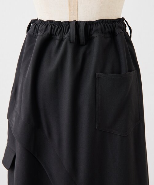 ear PAPILLONNER（イアパピヨネ）の「カーブラインスカート【SUM1 STYLE】（スカート・レディース・ブラック・FREE）」の22枚目の写真