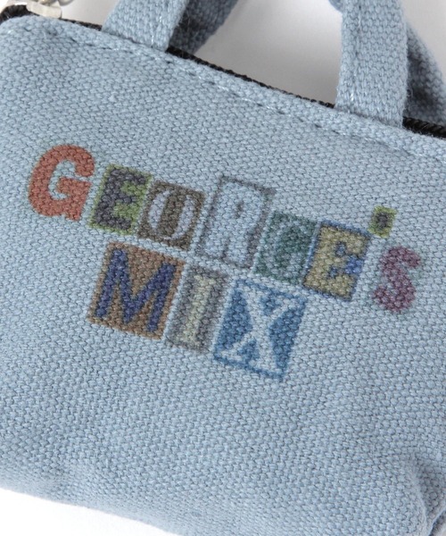 GEORGE'S(ジョージズ)の「ジョージズ MIX ミニミニトート キーリング(キーホルダー・レディース・ライトベージュ/ブルー系その他・FREE)」の8枚目の写真