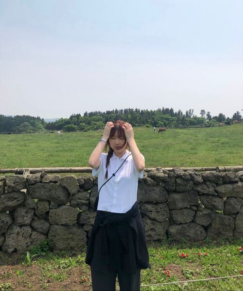 MUSINSA STANDARD WOMAN（ムシンサスタンダードウーマン）の「ウィメンズリアルワイドベルト付きスラックス[グレー]（スラックス・レディース・その他・24/25/26/28/29/30/27）」の7枚目の写真
