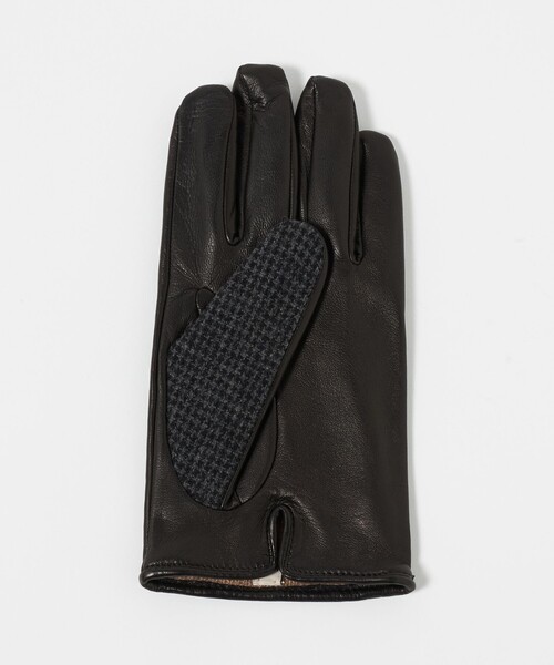 UNITED ARROWS(ユナイテッドアローズ)の「ヘリンボーン コンビ グローブ(手袋・メンズ・ダークグレー・8h/8)」の2枚目の写真