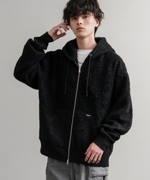 オーバーサイズ」に該当するパーカー（ブラック/黒色系・ボア