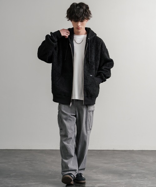 セール】HUF ハフ CORSO HEAVYWEIGHT F/Z HOODIE オーバーサイズ