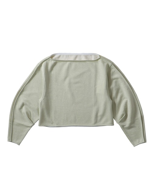DRESSLAVE（ドレスレイブ）の「stardust urake pullover(スターダスト裏毛プルオーバー)（スウェット・レディース・レモンイエロー/ホワイト・38）」の2枚目の写真