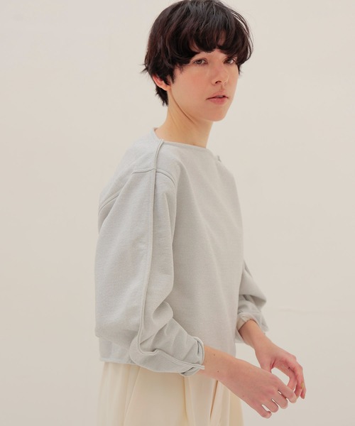 DRESSLAVE（ドレスレイブ）の「stardust urake pullover(スターダスト裏毛プルオーバー)（スウェット・レディース・レモンイエロー/ホワイト・38）」の3枚目の写真