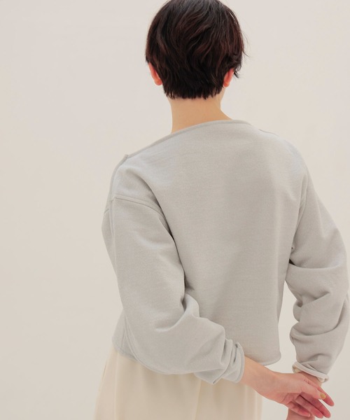 DRESSLAVE（ドレスレイブ）の「stardust urake pullover(スターダスト裏毛プルオーバー)（スウェット・レディース・レモンイエロー/ホワイト・38）」の4枚目の写真