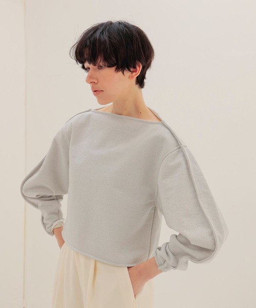 DRESSLAVE（ドレスレイブ）の「stardust urake pullover(スターダスト裏毛プルオーバー)（スウェット・レディース・レモンイエロー/ホワイト・38）」の5枚目の写真