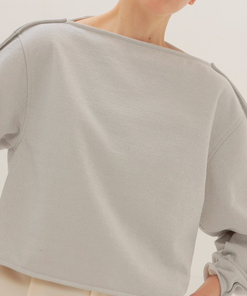 DRESSLAVE（ドレスレイブ）の「stardust urake pullover(スターダスト裏毛プルオーバー)（スウェット・レディース・レモンイエロー/ホワイト・38）」の6枚目の写真