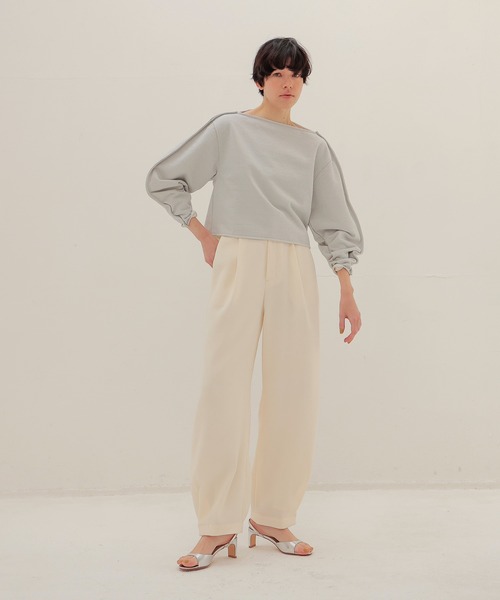 DRESSLAVE（ドレスレイブ）の「stardust urake pullover(スターダスト裏毛プルオーバー)（スウェット・レディース・レモンイエロー/ホワイト・38）」の10枚目の写真