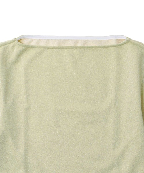 DRESSLAVE（ドレスレイブ）の「stardust urake pullover(スターダスト裏毛プルオーバー)（スウェット・レディース・レモンイエロー/ホワイト・38）」の13枚目の写真