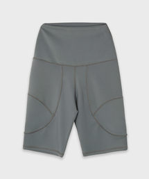 CHICKS（チックス）の「バイカーショーツレギンスグレー（レギンス/スパッツ）」