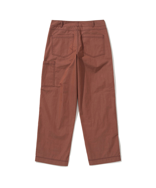 ERER(エルエル)の「パッチディテール付きボードワークパンツ(レッド)(その他パンツ・レディース・レッド・1/2/3)」の3枚目の写真