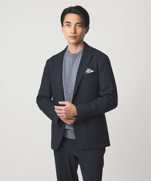 A+ ポリエステルツイード 2B スタンダード 2P ジャケット