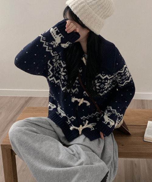 90s 古着 モヘヤ ボア カーディガン レトロ トグルボタン 90s 古着 モヘヤ ボア カーディガン レトロ トグルボタン