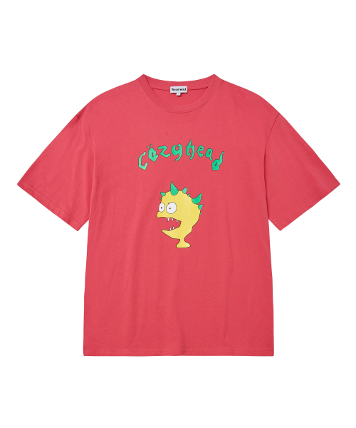 THE SCOT WRECK(ザ スコットレック)の「COZY HEAD (Red)(Tシャツ/カットソー・レディース・レッド・MEDIUM/LARGE/X-LARGE)」の1枚目の写真