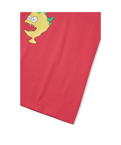 THE SCOT WRECK(ザ スコットレック)の「COZY HEAD (Red)(Tシャツ/カットソー・レディース・レッド・MEDIUM/LARGE/X-LARGE)」の5枚目の写真