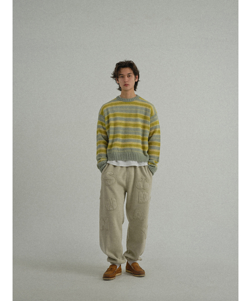 SUNDAY FRUIT MARKET（サンデーフルーツマーケット）の「SUNDAY PATCH SWEATPANT BEIGE（スウェットパンツ・メンズ・その他・SMALL/MEDIUM/LARGE）」の6枚目の写真