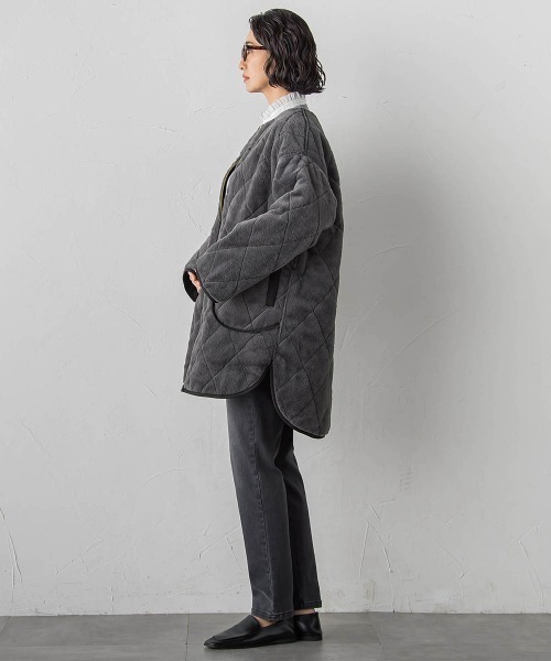 la.f…(ラエフ)の「【WEB限定】”まるで毛布”どちらも主役リバーシブルアウター(ノーカラーコート・レディース・ベージュ/オフホワイト/ブラック・9号/11号)」の19枚目の写真