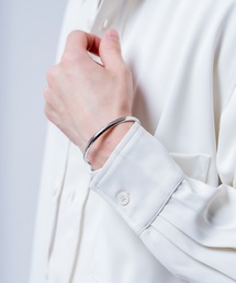 NULL（ヌル）の「【nl】シルバー ハーフ バングル ブレスレット（ブレスレット）」