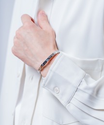 NULL（ヌル）の「【nl】シルバー ハーフ バングル ブレスレット（ブレスレット）」