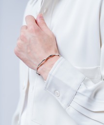 NULL（ヌル）の「【nl】シルバー ハーフ バングル ブレスレット（ブレスレット）」