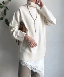 DouDou｜ドゥドゥのニット/セーター（ホワイト/白色系・無地）通販