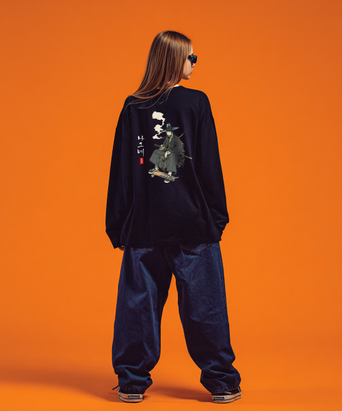 OHP（ワンハンドレッドパーセント）の「OHPxHARMONIA ナグネベーシック長袖Tシャツ6（Tシャツ/カットソー・メンズ・ホワイト/ブラック・2XL/XL/M/L）」の5枚目の写真