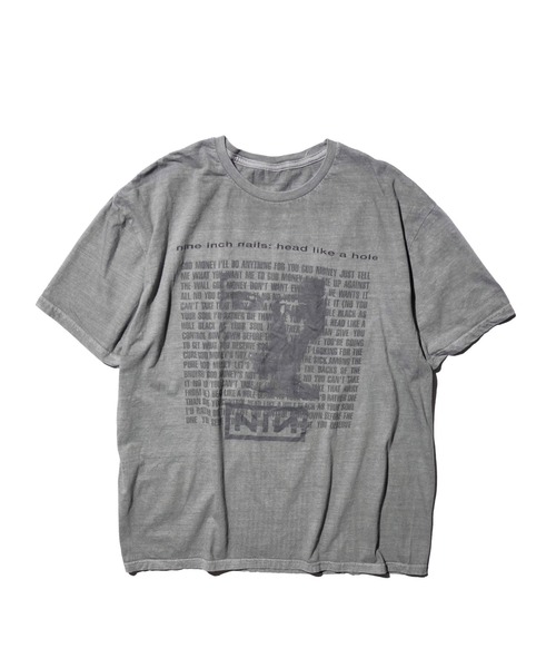 C.E.L.STORE(セルストア)の「THRIFTY LOOK / スリフティールック PIGMENT"NINE INCH NAILS"TEE ナインインチネイルズ バンドTシャツ ピグメント加工(Tシャツ/カットソー・メンズ・ブラック・X-LARGE/LARGE/MEDIUM)」の2枚目の写真